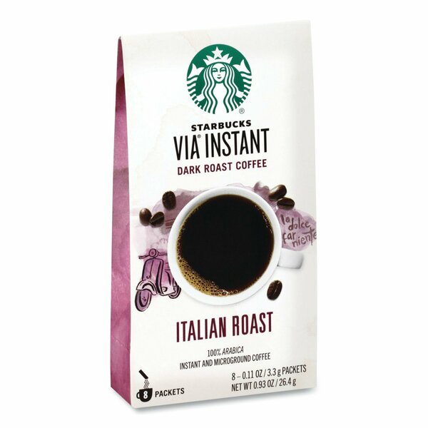 Starbucks VIA Ready Brew Coffee, 0.11 oz, Italian Roast, 96PK 12407838